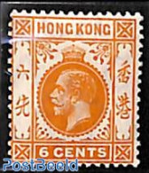 Hong Kong 1912 6c, WM Mult.Crown-CA, Stamp Out Of Set, Unused (hinged) - Ongebruikt