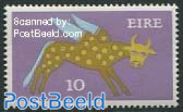 Ireland 1971 10p, Purple Dots, Stamp Out Of Set, Mint NH, Nature - Animals (others & Mixed) - Ungebraucht