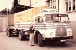 FBW Revitaliment Ancien Camion - 15x10cms PHOTO - Transporter & LKW