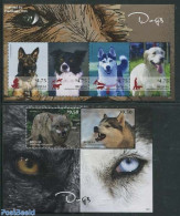 Saint Vincent & The Grenadines 2014 Bequia, Dogs 2 S/s, Mint NH, Nature - Dogs - St.Vincent & Grenadines