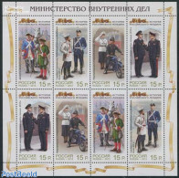 Russia 2013 Uniforms M/s, Mint NH, Nature - Transport - Various - Horses - Motorcycles - Ships And Boats - Trams - Uni.. - Motorräder