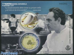 Spain 2014 Gastronomy S/s, Mint NH, Health - Various - Food & Drink - Round-shaped Stamps - Nuovi