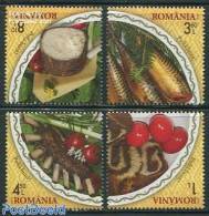 Romania 2014 Healty Food 4v, Mint NH, Health - Food & Drink - Ungebraucht
