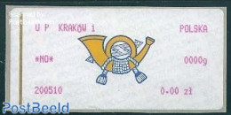 Poland 1998 Automat Stamp 1v, Face Value 0.00 Zl, Mint NH, Automat Stamps - Neufs