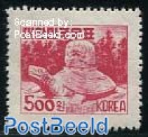Korea, South 1952 500W, Stamp Out Of Set, Mint NH, Nature - Reptiles - Turtles - Corea Del Sud
