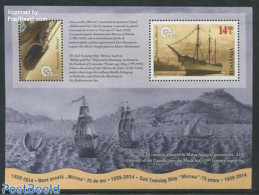 Romania 2014 Sailing Ship Mircea S/s, Mint NH, Transport - Ships And Boats - Unused Stamps