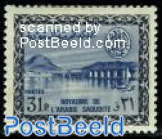 Saudi Arabia 1965 31p, Stamp Out Of Set, Mint NH, Nature - Water, Dams & Falls - Arabie Saoudite