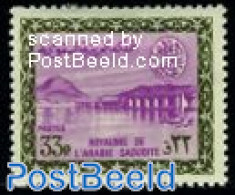 Saudi Arabia 1965 33p, Stamp Out Of Set, Mint NH, Nature - Water, Dams & Falls - Saudi Arabia