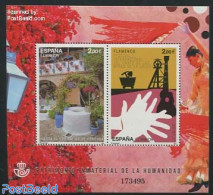 Spain 2014 Festivals S/s, Mint NH, History - Nature - Performance Art - Science - Various - World Heritage - Flowers &.. - Unused Stamps