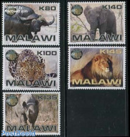 Malawi 2011 The Big Five 5v, Mint NH, Nature - Animals (others & Mixed) - Cat Family - Elephants - Rhinoceros - Malawi (1964-...)