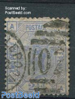 Great Britain 1880 2.5p, Plate 21, Used, Used Stamps - Gebruikt