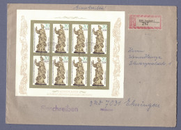 DDR  Einschreiben Brief - Kleinbogen MiNr 2906II - Arnstadt   (DRSN-0022) - Covers & Documents
