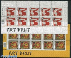 Switzerland 2007 Art Brut 2 M/ss, Mint NH, Art - Modern Art (1850-present) - Paintings - Unused Stamps