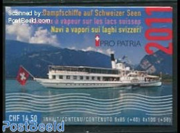 Switzerland 2011 Pro Patria Booklet, Mint NH, Transport - Stamp Booklets - Ships And Boats - Ongebruikt