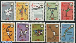 Kuwait 1980 Olympic Games Moscow 10v, Mint NH, Sport - Badminton - Volleyball - Badminton