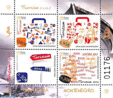 Montenegro 2012 Tourism S/s, Mint NH, Transport - Various - Ships And Boats - Tourism - Barcos