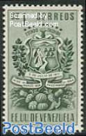 Venezuela 1951 1B, Stamp Out Of Set, Mint NH, History - Nature - Coat Of Arms - Fruit - Frutas
