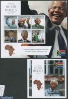 Tanzania 2013 Nelson Mandela 2 S/s, Mint NH, History - Nobel Prize Winners - Politicians - Nelson Mandela - Nobelprijs