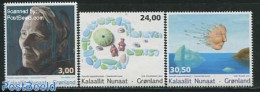 Greenland 2014 Art 3v, Mint NH, Art - Modern Art (1850-present) - Paintings - Unused Stamps