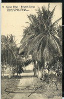 Carte Avec Vue N° 42 - 15 - Vue Sur Le Fleuve à Banana - Obl. BOMA  -13/08/1913 (en Bleu ) - Entiers Postaux