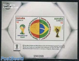 Spain 2014 World Cup Football S/s, Mint NH, Sport - Football - Unused Stamps