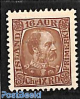 Iceland 1902 16A, Stamp Out Of Set, Unused (hinged) - Ongebruikt