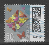 BRD 2022  Mi.Nr. 3714 , Schmetterlinge / Freimarken - Nassklebend - Gestempelt / Fine Used / (o) - Oblitérés