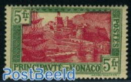 Monaco 1925 5Fr, Stamp Out Of Set, Mint NH, Transport - Ships And Boats - Ongebruikt