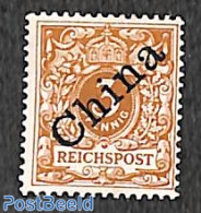 China (before 1949) 1898 German Post, 3pf, Stamp Out Of Set, Unused (hinged) - Andere & Zonder Classificatie