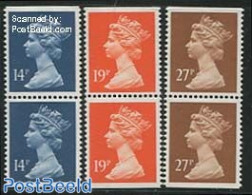 Great Britain 1988 Definitives 3 Booklet Pairs, Mint NH - Nuovi