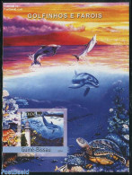 Guinea Bissau 2004 Whales & Lighthouses S/s, Imperforated, Mint NH, Nature - Various - Sea Mammals - Lighthouses & Saf.. - Phares