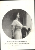 CPA Schauspielerin Cécily Gardenal, Rolle Der Regina In Burgraves - Acteurs