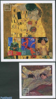 Gambia 2014 World Famous Paintings 2 S/s, Mint NH, Art - Gustav Klimt - Henri De Toulouse-Lautrec - Modern Art (1850-p.. - Gambia (...-1964)