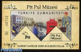 Turkey 2014 PTT Museum Special Folder, Mint NH, Mail Boxes - Post - Art - Museums - Sonstige & Ohne Zuordnung