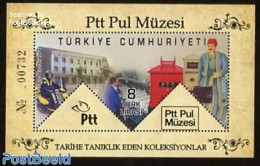 Turkey 2014 PTT Museum Special Folder, Mint NH, Mail Boxes - Post - Art - Museums - Other & Unclassified