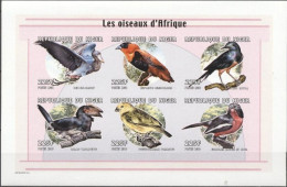 Niger 2000, Birds, 6val In BF  IMPERFORATED - Sperlingsvögel & Singvögel