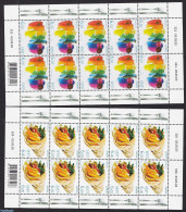 Estonia 2005 Europa, Gastronomy 2 M/ss, Mint NH, Health - History - Nature - Food & Drink - Europa (cept) - Fish - Ernährung