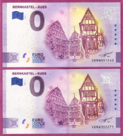 0-Euro XERQ 01 2021 BERNKASTEL - KUES - MOSEL WEIN ORT Set NORMAL+ANNIVERSARY - Pruebas Privadas