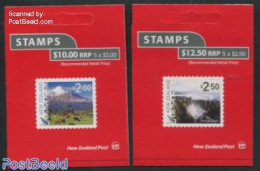 New Zealand 2014 Definitives 2 Booklets, Mint NH, History - Nature - Sport - Geology - Cattle - Mountains & Mountain C.. - Unused Stamps