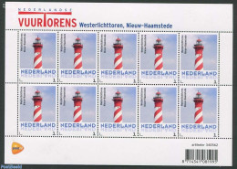 Netherlands - Personal Stamps TNT/PNL 2014 Lighthouse Nieuw-Haamstede 10v M/s, Mint NH, Various - Lighthouses & Safety.. - Phares