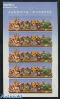 United States Of America 2014 Farmers Market M/s, Mint NH, Health - Nature - Bread & Baking - Food & Drink - Flowers &.. - Unused Stamps