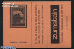 Switzerland 1973 Definitives Booklet (Eptinger/Aufgeklebt/Jugoslavia Valeriana), Mint NH, Stamp Booklets - Ongebruikt
