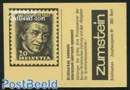 Switzerland 1984 Folklore Booklet, Chromeyellow, Pro Juventute 1927, Mint NH, Various - Stamp Booklets - Folklore - Ungebraucht