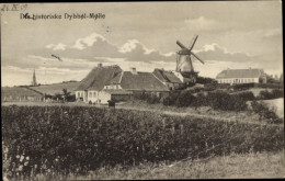 CPA Dybbøl Düppel Dänemark, Blick Auf Die Historische Mühle - Denmark