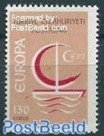 Türkiye 1966 Europa, 130K, Wrong Colour, Mint NH, History - Various - Europa (cept) - Errors, Misprints, Plate Flaws - Other & Unclassified