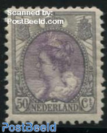 Netherlands 1920 50c, Perf. 11.5:11, Stamp Out Of Set, Unused (hinged) - Unused Stamps