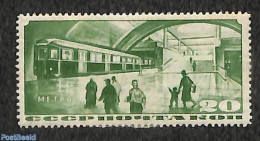 Russia, Soviet Union 1935 20K, Stamp Out Of Set, Unused (hinged), Transport - Railways - Neufs