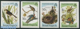 Virgin Islands 1985 Audubon, Birds 4v, Imperforated, Mint NH, Nature - Birds - Iles Vièrges Britanniques