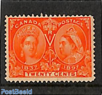 Canada 1897 20c, Stamp Out Of Set, Unused (hinged) - Unused Stamps