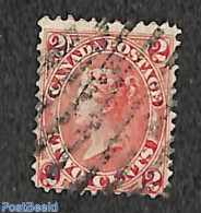 Canada 1859 2c, Used, Used Stamps - Gebruikt